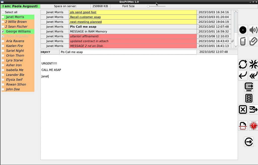EncPriMes Message email style